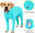 Dog Onesie Prevent Shedding Hair Surgery Recovery Suit Pets Bodysuit Sport Shirt Reduce Anxiety Jump (XS, Lake Blue)...