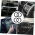GLEAVI 2 Pairs Plastic Horn Gasket Abs Speaker Spacers Plastic Washers Auto Speaker Adapter Ring Speakers for Vehicles Speaker Spacers Doss Speake...