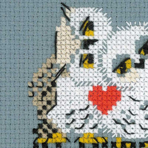 Riolis Love Counted Cross Stitch Kit-3.5"X3.5" 14 Count...
