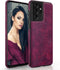 LOHASIC for Galaxy S21 Ultra 5G Case, Luxury Elegant PU Leather Flexible Bumper Rugged Non-Slip Grip Shockproof Full Body Protective Cover Women C...