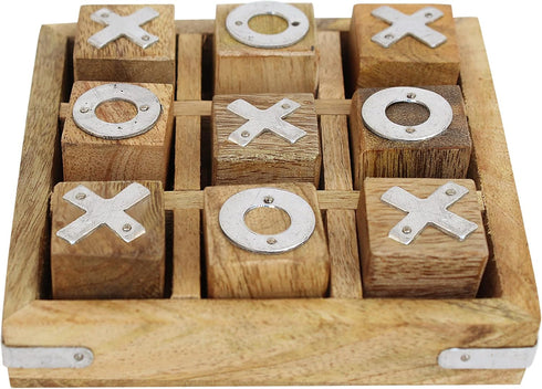 IBLAY Handmade Wooden Tic Tac Toe Game - Great Gifts for All Occasions...