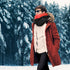 Rainproof Warmer Hooded Scarf Hat For Women Men Windproof Neck Scarf Winter Gear for Skiing ?Outdoor Jogging...