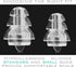 Audiomate High-Fidelity Earplugs with Metal Keychain Carry Case and 2 Interchangeable Earbuds Comfortable Soft Silicone HiFi Noise Attenuating Ear...