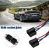 Headlight Wire Socket Connector, 2 Pcs H4 Male/Female Power Plug, 3 Wire Way Automotive Waterproof Electrical Connectors, Light Holder Wiring Pigt...