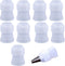 BronaGrand 10pcs Plastic Standard Couplers Pipe Tip Coupler Cake Decorating Couplers for Icing Nozzles,White...