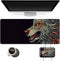 3-in-1 Large Mouse Pad Gaming Set with Stitched Edge Desk Pad Mat(31.4 x 11.8 inch) +Wrist Rest Pad +Coaster,Memory Foam Gel Wrist Rest for Desk W...