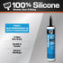 Dap 08642 9.8 fl oz Dow Corning® Black Silicone Sealant...