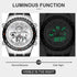 GOLDEN HOUR Luxury Military Sports Men's Watches Large Size Big Face 3ATM Waterproof, Stopwatch, Date and Date, Alarm, Luminous Digital Analog Wri...