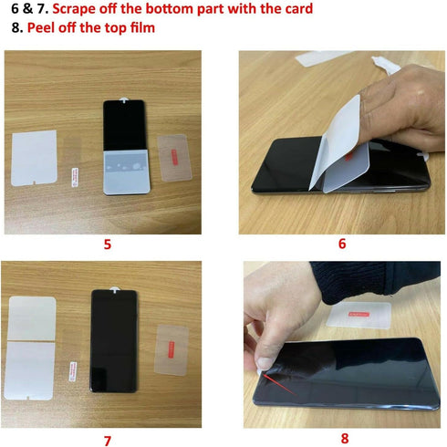 [3+2 3 Packs Hydrogel Film Screen Protector(Not Glass) + 2 Packs Tempered Glass Camera Lens Protector For iPhone 15 Pro Max......