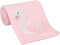 Bedtime Originals Blossom Pink/White Swan Coral Fleece Baby Blanket...