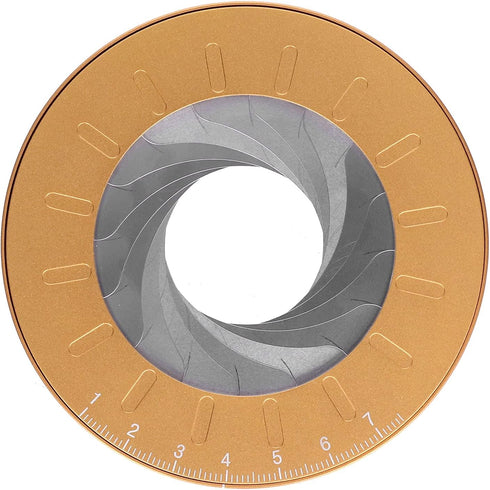 Round Measuring Tool, Circle Maker Tool Stainless Steel for Drawing for Designer for Circle Drawing for Woodworking...