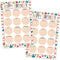 Happy Birthday Chart for Classroom, 2Pcs Boho Birthday Poster Decoration 17’’ x 12’’ Boho Birthday Cake Calendar Cutouts for School Bulletin Board...