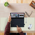 Desk Mat Large Protector Pad - Multifunctional Dual-Sided Office Desk Pad,Smooth Surface Soft Mouse Pad,Waterproof Desk Mat for Desktop, Pu Leathe...