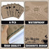 6Pcs Coffee Bar Mat Plastic Coffee Bar Accessories Decorations Under Coffee Maker Mat Supplies Coffee Machine Placemat Essentials Must Haves for C...