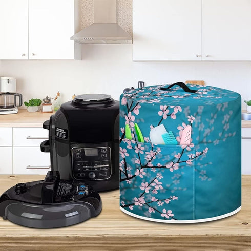 Insulated Pressure Cooker Appliance Cover, Also Fit for Rice Cooker, Air Fryer and Crock Pot, 3 Quart Dust Cover with Pocket for Spoon/Cooking Ute...
