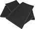 Reusable Bar Mat for Coffee Maker Mats, Countertop Spill Mats, 6" x 12" Black Dish Drying Mat...