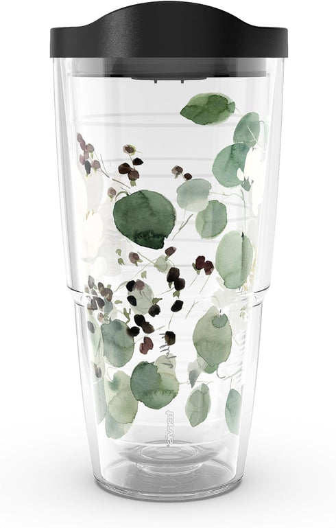 Tervis Kelly Ventura - Eucalyptus Made in USA Double Walled Insulated Tumbler Travel Cup Keeps Drinks Cold & Hot, 24oz, Classic...