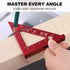 Small Carpenter Square, Woodworking Square Small, Small Triangle Square, 90 Degree Small Square Ruler, Woodworking Measuring Tool with Fixed Miter...