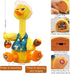 Emoin Dancing Duck Toys,Talking+Singing+Dancing+Recording+Glowing Duck Toy,Mimicking Toy Repeats What You Say Interactive Plush Toy, Glowing Duck ...