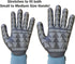 Midwest Gloves & Gear unisex adult Advanced Max Gripping Glove, Slate Blue , 1 pair...