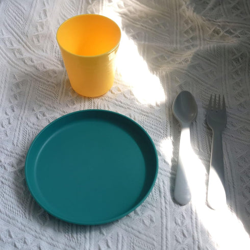 12 Pcs Plastics Toddler Utensils kids Silverware Baby Spoons and Forks Set Baby Feeding Dinnerware Utensils BPA Free Microwave Dishwasher and Free...