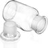 3 Packs 125ml Lab Glass Reagent Bottle,Wide Mouth Clear Glass Storage Bottle with Ground Stopper?Decorative Bottles/Vase (Clear)…...