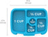 Bentgo® Kids Prints Tray with Transparent Cover - Reusable, BPA-Free, 5-Compartment Meal Prep Container with Built-In Portion Control for Healthy ...