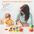 Wooden Shape Peg Puzzles, Montessori Educational Toy Baby Puzzle, 12 Geometric Shape Puzzle with Board Knob, Preschool Wooden Puzzles for Toddlers...