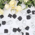 900PCS Silver Black White Artificial Flowers Silk Rose Petals Flower Girl Scatter Petals for Wedding Aisle Centerpieces Table Confetti Party Favor...