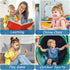 iDIGMALL Bluetooth 5.4 Kid Headphones, Open Ear Headphone w/Noise-Cancelling Mic for Children, 13g Ultra-Light Wireless Headset, Comfort-Fit for P...