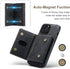 SZHAIYU 2 in 1 Detachable Back Cover Compatible with iPhone 13 Pro Max Wallet Case with Card Holder Leather Pocket Slim Phone Cases 6.7'' (Black)...