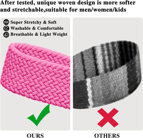 Stretchy Wristlet Keychain,Braided Cute Wrist Lanyards for Keys, Key Chain Holder for Women Men, Wrist Strap Keychain for Car Keys Phone Camera Wa...