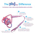 Toy Saver Strap Holder Leash Secure Accessories Heart/Dot/Pink/Lavender - 4pc...