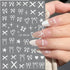 Heart Bows Nail Art Stickers Decals 4 Pcs White Red Pink Bow Tie Nail Design Stickers Bow Star Heart Nail Supplies Valentine's Day Nail Stickers B...