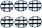 6 Pack Plant Saucer Drainage Rack Stand Flower Pot Level Feet Elevator Support Holder Vase Lifter Bottom Drainer Flowerpot Risers Plants Root Rot ...