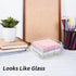 Acrylic Sticky Note Holder, 3 x 3 Crystal Clear Acrylic Notepad Holder Acrylic Sticky Note Dispenser for Dorm Room and Office Desk Organizer...