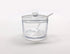 Heavy-Duty Acrylic Jam Jar Sugar Salt Spice Pepper Seasoning Condiment Bowl Box Storage Pot with Spoon and Lid Crystal Clear...