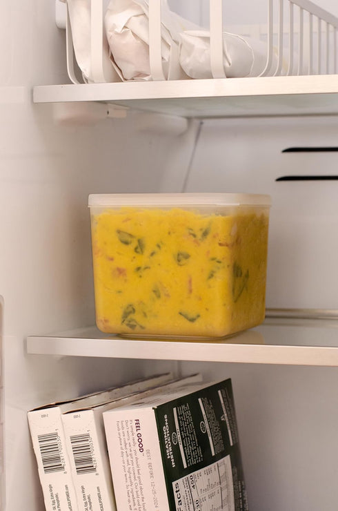 W&P Freezer Cubes | Reclaim Your Freezer With Tidy Stackable Frozen Food Containers | 40oz | Freezer safe, BPA Free, Dishwasher Safe, Microwave Sa...