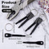 Keychain Screwdriver Tool Set, 11pcs Outdoor Tool Gadgets Kit Travel Kits Key Chain Screwdriver Tool Mini Pocket Screwdriver Keychain with Key Rin...
