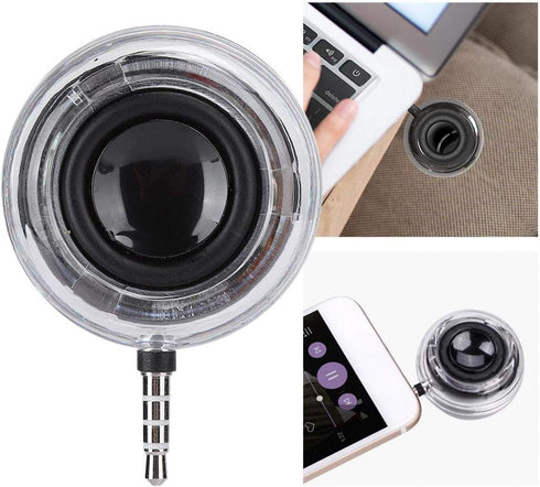 Speaker Portable Mini Speaker with 3.5mm Plug Handsfree Speakers Audio Player for Phone Computer...