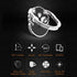 homEdge Cell Phone Skull Ring Grip, Set of 3 Packs 360° Adjustable Finger Ring Holder, Suitable for Magnetic Car Mount Kickstand for Cell Phone-Bl...