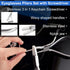 Round & Nylon Jaw Eyeglasses Frame Pliers Nylon Jaw Pliers for Eyeglasses 2 PCS Eyeglass Repair Kit with Eyeglass Repair Screwdriver Optical Plier...
