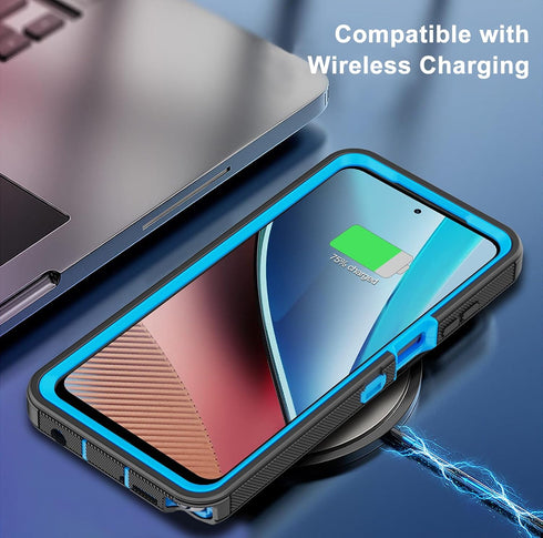 Annymall for Motorola Moto G Stylus 4G 2023 Case with 2 Screen Protector,Full Body Shockproof Drop Protection Dustproof Heavy Duty 3-Layer Militar...