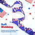 BiPawTi American Flag Dog Collar with Bowtie, 4th of July Dog Collar Holiday Pet Gift, Blue Pride Patriotic Dog Collar, USA Dog Collar for Indepen...