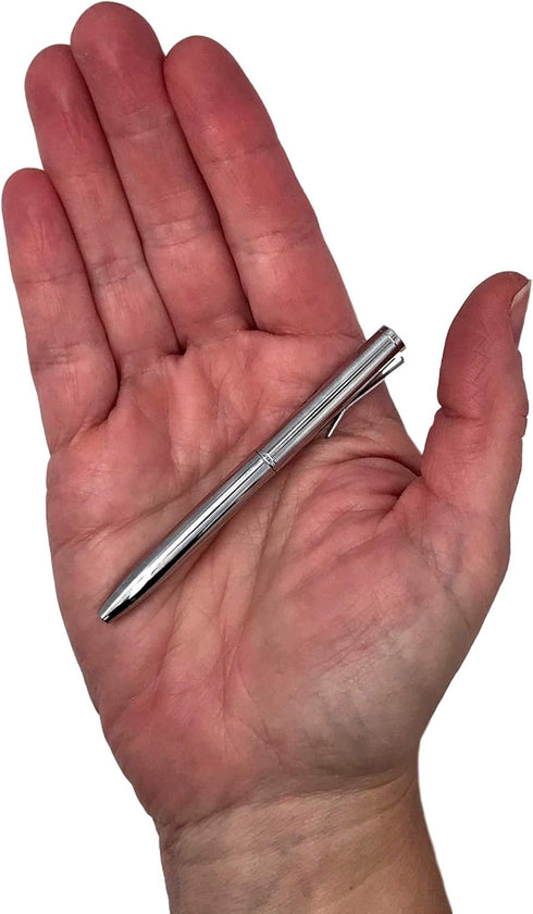 Set of 2 Small Pens (3.35") for Pocket, Wallet, Planner, Purse or Passport...