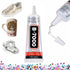 B7000 Jewelry Glue Clear Rhinestone, Inlay Glue, Pendant Adhesive, Craft Adhesive Glue with Precision Tip Multifunctional Fabric Glue...