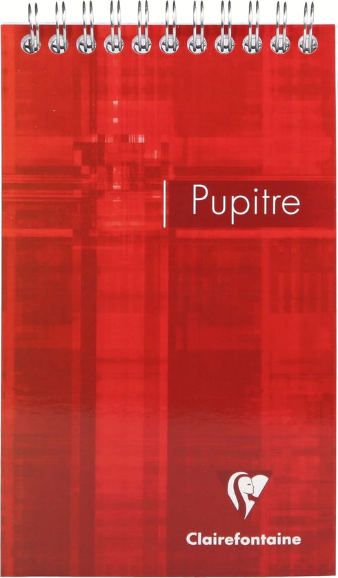 Clairefontaine Wirebound Notepad - Ruled 80 sheets - 4 1/4 x 6 3/4 - Sold Individually (Assorted Cover Color Chosen at Random)...