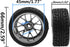 4Pack HIRCQOO 12mm Hex Plastic Wheel Rims & 2.59" Rubber Tires Set w/Foam Compatible with Traxxas Kyosho HPI Tamiya TT-01 TT-02 Sakura HSP 1/10 RC...