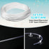 Boao 32.8 ft Aquarium CO2 Proof Tubing Clear Airline Tubing Aquarium Air Tubing 5/16 Inch with 12 Pcs Suction Cups Aquarium Air Pump Accessories f...