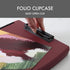 Dexas Folio Clipcase Professional Storage Clipboard with Pen storage compartment, 9.75 x 14.75, A4, Merlot. Ideal for Teachers, Nurses, Coaches, S...